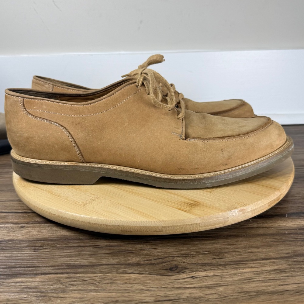 Granger Owings Taylor Oxford Mens 12M Tan Suede Moc Toe Brazil Timeless Classic